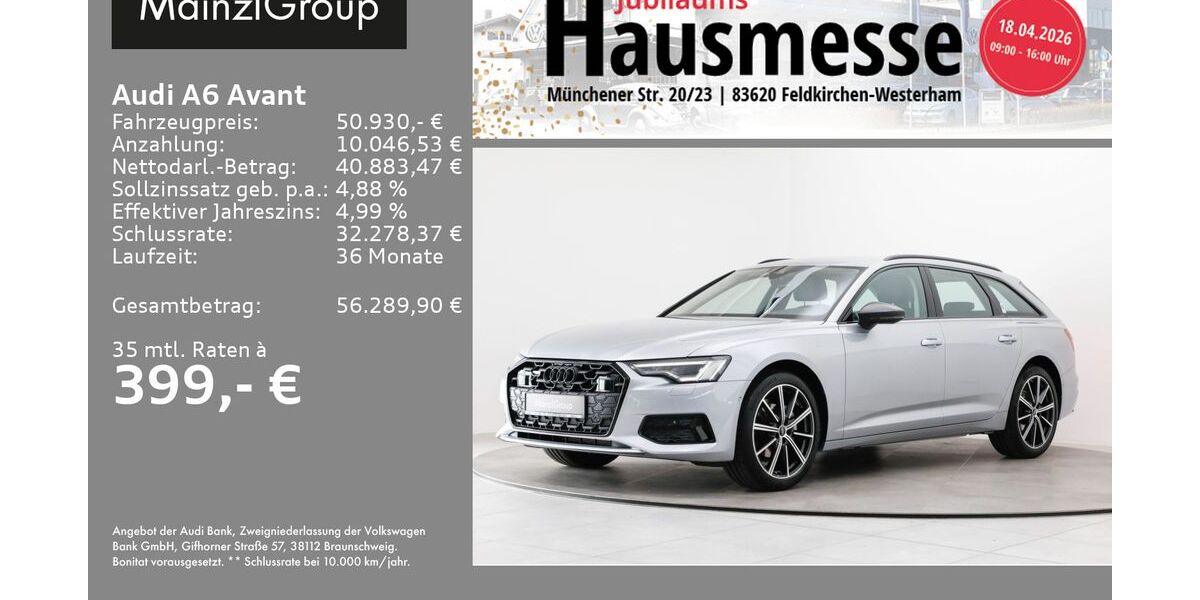 Audi A6 9.500 km 50.930 &euro; Feldkirchen/Westerham 83620