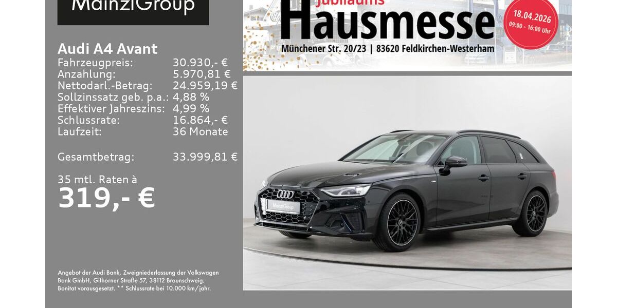 Audi A4 47.000 km 30.930 &euro; Feldkirchen/Westerham 83620