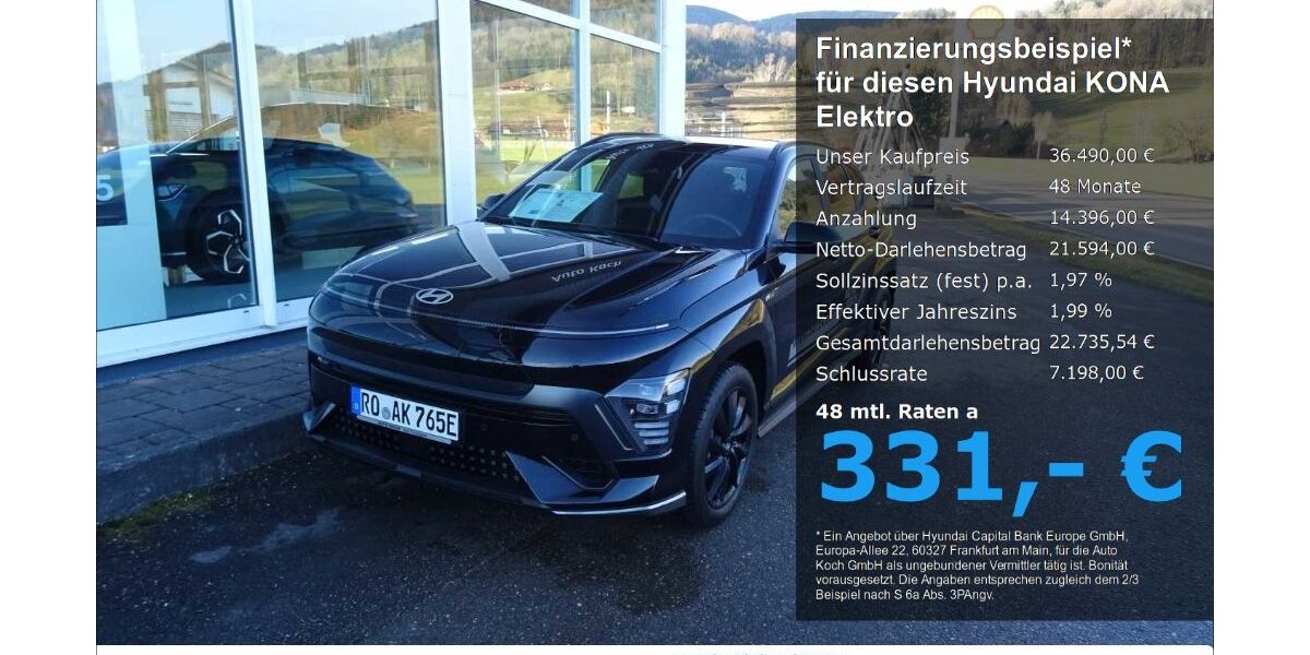 Hyundai KONA Elektro 6.900 km 35.990 &euro; Bad Feilnbach 83075