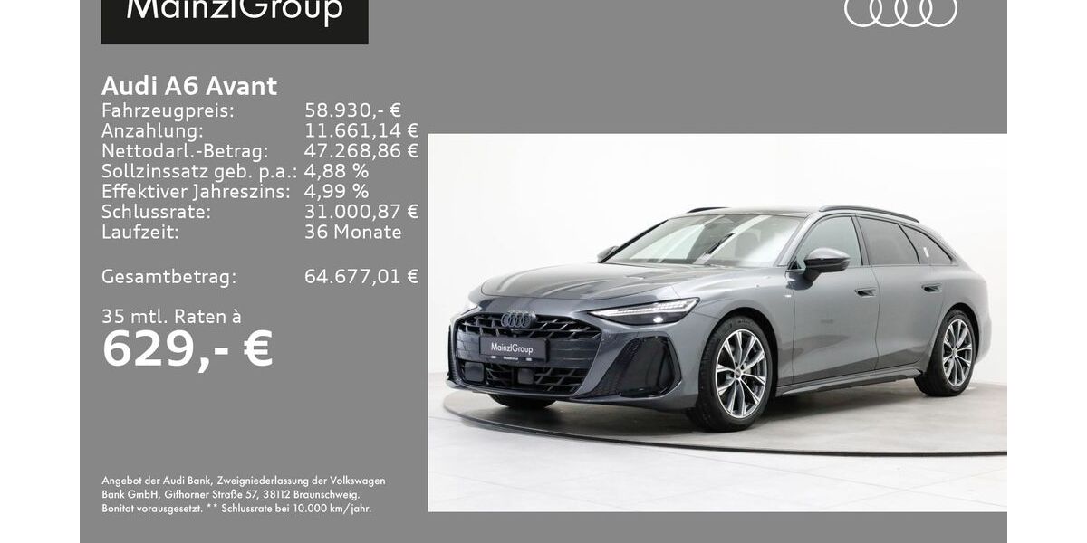 Audi A6 6.200 km 58.930 &euro; Feldkirchen/Westerham 83620