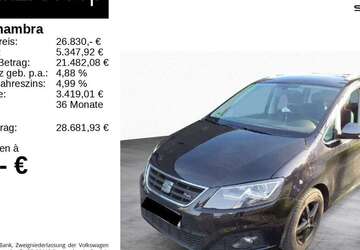 Seat Alhambra 65.083 km 26.830 &euro; Feldkirchen - Westerham 83620