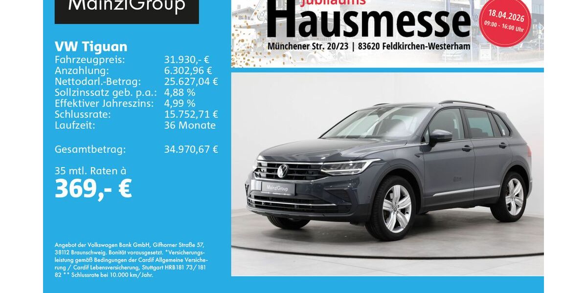 VW Tiguan 109.157 km 31.930 &euro; Feldkirchen/Westerham 83620