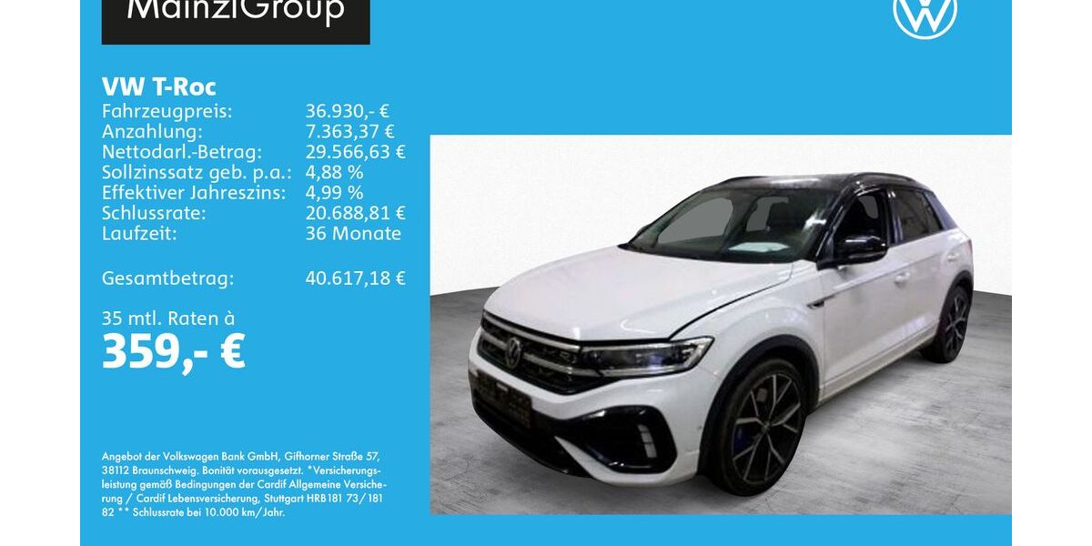 VW T-Roc 24.000 km 36.930 &euro; Feldkirchen/Westerham 83620