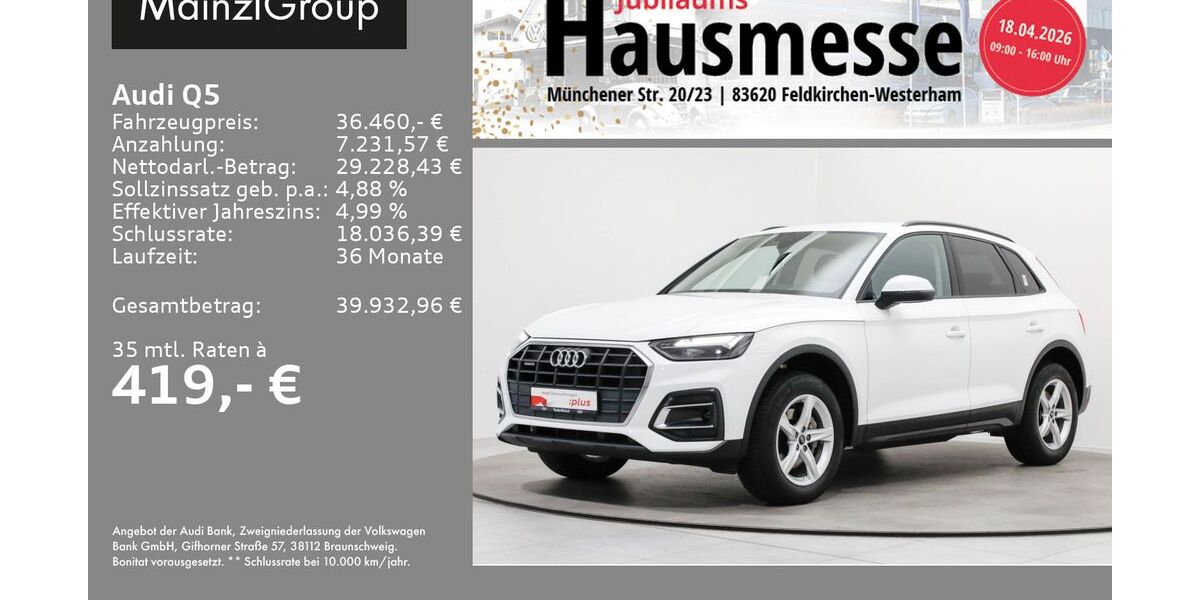 Audi Q5 37.500 km 36.460 &euro; Feldkirchen/Westerham 83620
