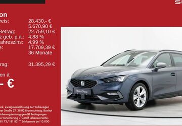 Seat Leon 28.900 km 28.430 &euro; Feldkirchen/Westerham 83620
