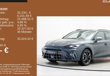 Cupra Leon 22.950 km 32.230 &euro; Feldkirchen/Westerham 83620