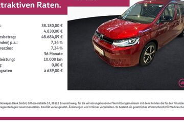 VW Caddy Maxi 3.800 km 38.180 &euro; Miesbach 83714