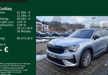 Skoda Kodiaq 7.500 km 61.990 &euro; Rosenheim 83026