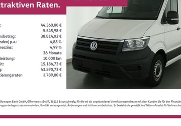 VW Crafter 35.200 km 44.360 &euro; Miesbach 83714