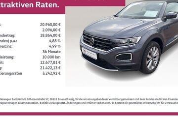 VW T-Roc 39.300 km 20.960 &euro; Miesbach 83714