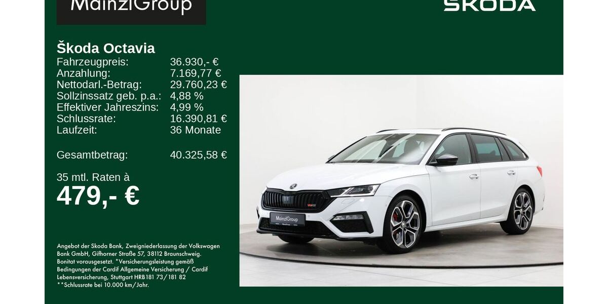 Skoda Octavia 48.168 km 36.930 &euro; Feldkirchen/Westerham 83620