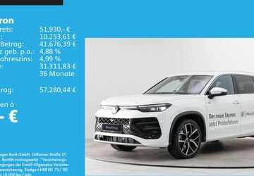 VW Tayron 15.307 km 51.930 &euro; Feldkirchen/Westerham 83620