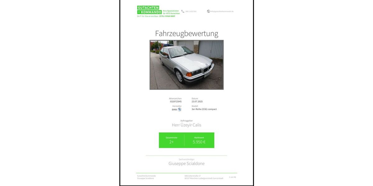 BMW 316 69.000 km 4.900 &euro; Kirchseeon 85614