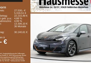 Cupra Born 33.747 km 27.530 &euro; Feldkirchen/Westerham 83620