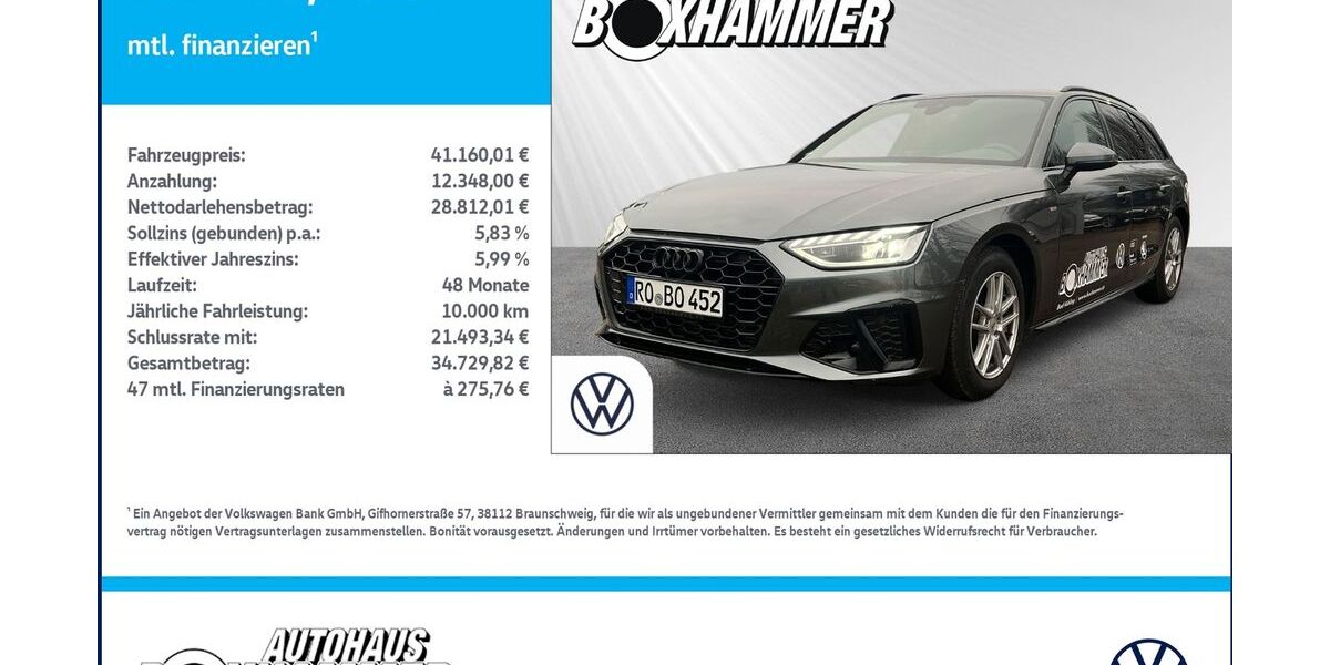 Audi A4 21.990 km 39.350 &euro; Bad Aibling 83043
