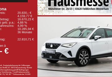 Seat Arona 77.200 km 20.830 &euro; Feldkirchen/Westerham 83620