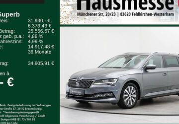 Skoda Superb 35.500 km 31.930 &euro; Feldkirchen/Westerham 83620