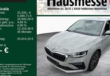 Skoda Scala 13.639 km 23.330 &euro; Feldkirchen/Westerham 83620