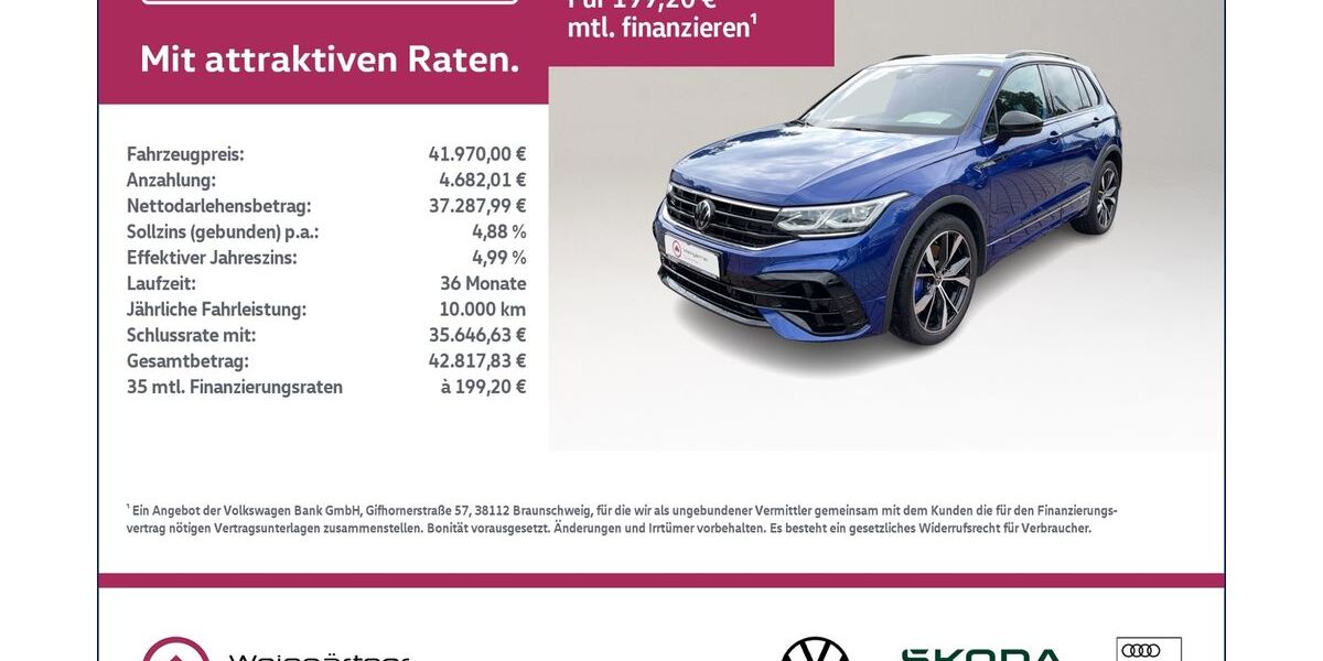 VW Tiguan 41.600 km 41.970 &euro; Miesbach 83714