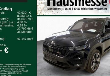 Skoda Kodiaq 54.900 km 42.930 &euro; Feldkirchen/Westerham 83620