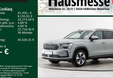 Skoda Kodiaq 24.500 km 41.430 &euro; Feldkirchen/Westerham 83620