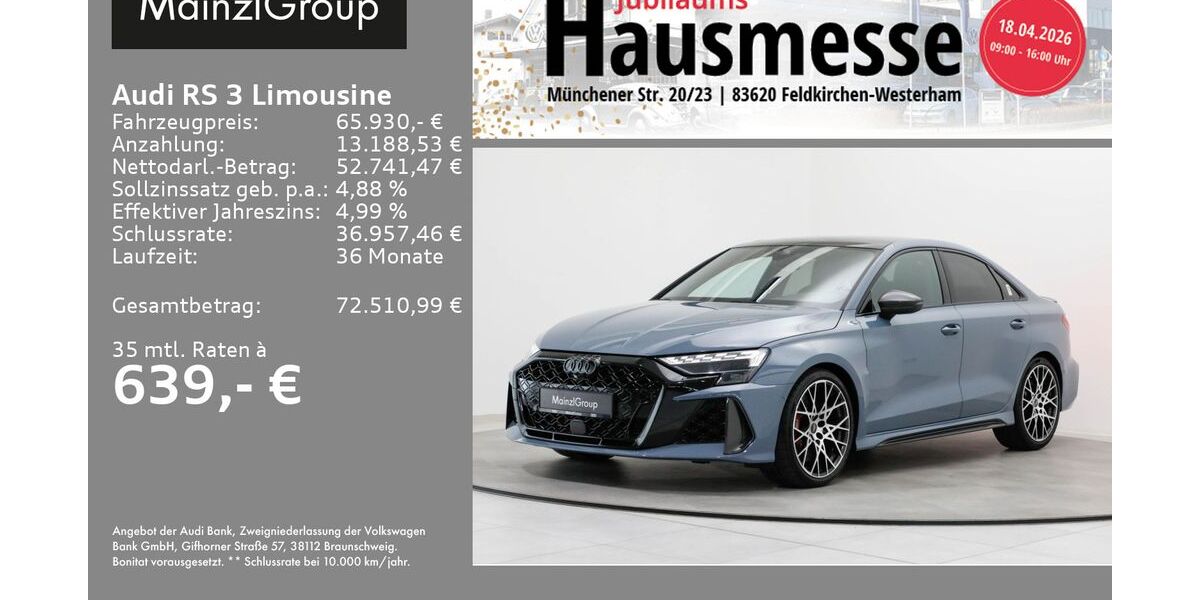 Audi RS3 16.400 km 65.930 &euro; Feldkirchen/Westerham 83620