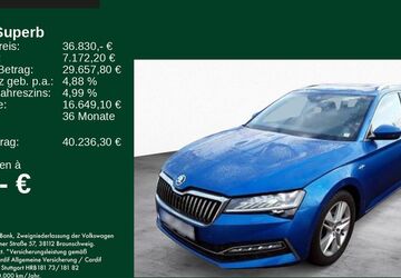 Skoda Superb 34.400 km 36.830 &euro; Feldkirchen/Westerham 83620