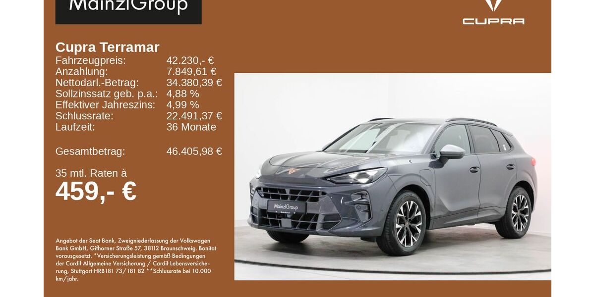 Cupra Terramar 15.000 km 42.230 &euro; Feldkirchen/Westerham 83620