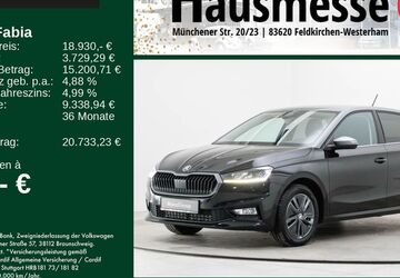 Skoda Fabia 9.830 km 18.930 &euro; Feldkirchen/Westerham 83620