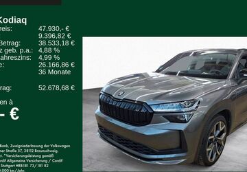 Skoda Kodiaq 29.400 km 47.930 &euro; Feldkirchen/Westerham 83620
