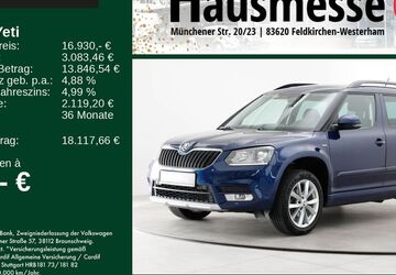 Skoda Yeti 106.846 km 16.930 &euro; Feldkirchen/Westerham 83620