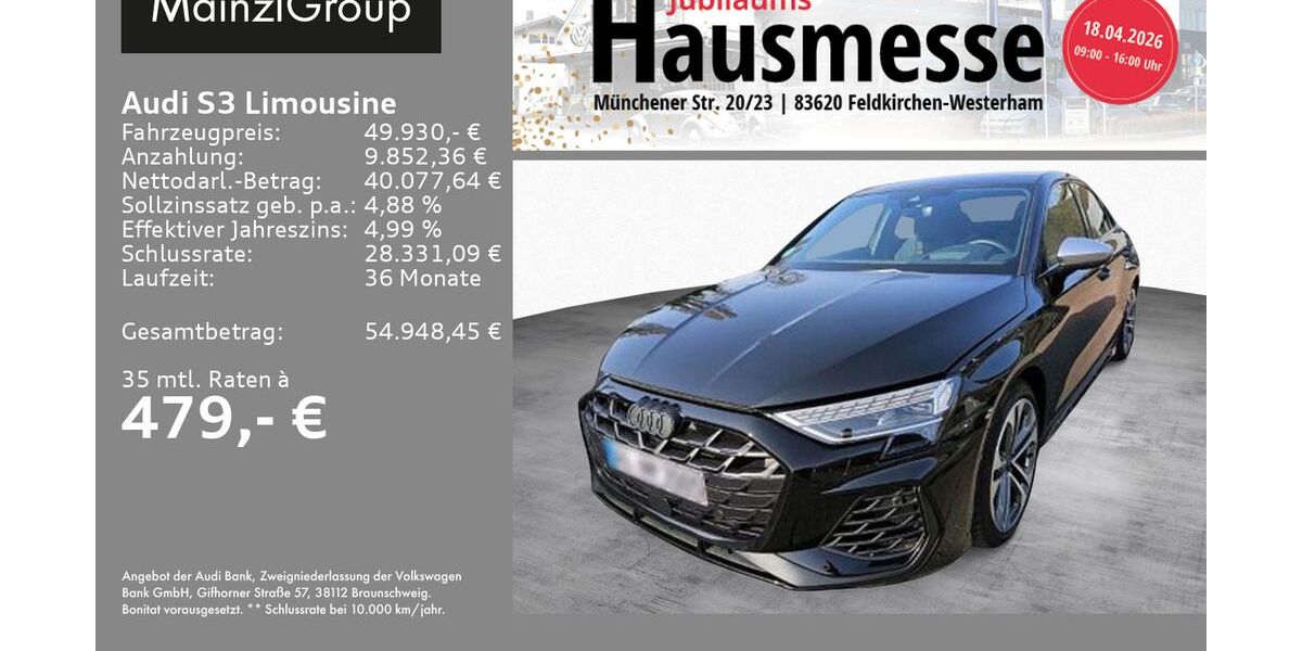 Audi S3 24.600 km 49.930 &euro; Feldkirchen/Westerham 83620