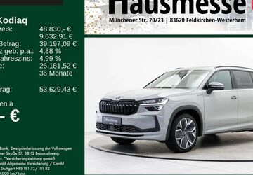 Skoda Kodiaq 29.200 km 48.830 &euro; Feldkirchen/Westerham 83620