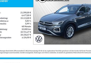VW T-Roc 43.305 km 20.980 &euro; Bad Aibling 83043
