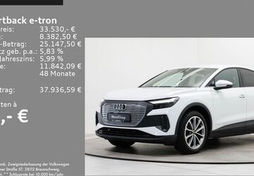 Audi Q4 e-tron 31.390 km 33.530 &euro; Feldkirchen/Westerham 83620