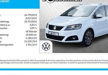 Seat Alhambra 83.557 km 26.190 &euro; Bad Aibling 83043