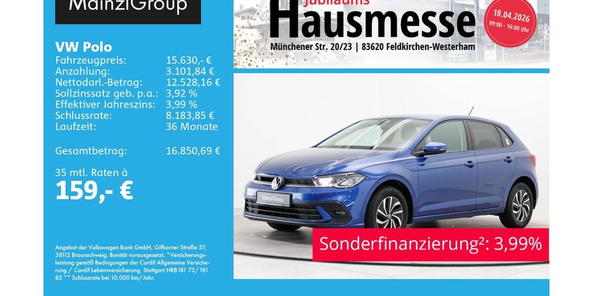 VW Polo 63.200 km 15.630 &euro; Feldkirchen/Westerham 83620