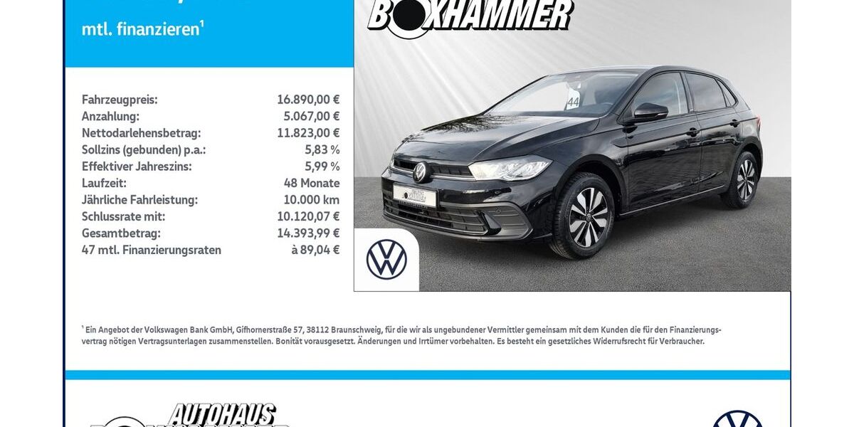 VW Polo 62.027 km 16.890 &euro; Bad Aibling 83043