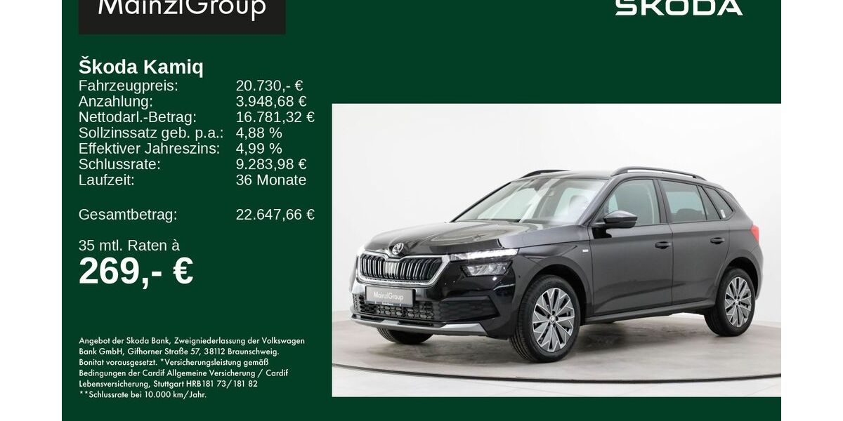 Skoda Kamiq 11.357 km 20.730 &euro; Feldkirchen/Westerham 83620