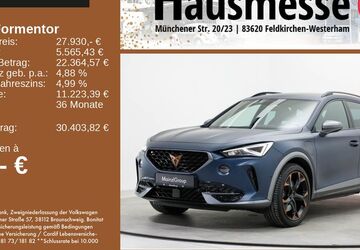 Cupra Formentor 58.700 km 27.930 &euro; Feldkirchen/Westerham 83620