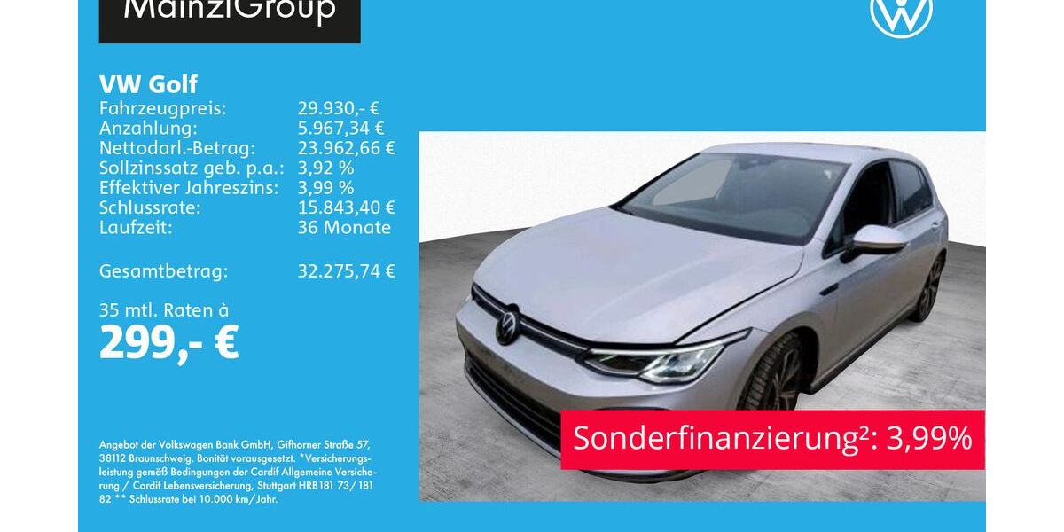 VW Golf 25.600 km 29.930 &euro; Feldkirchen/Westerham 83620