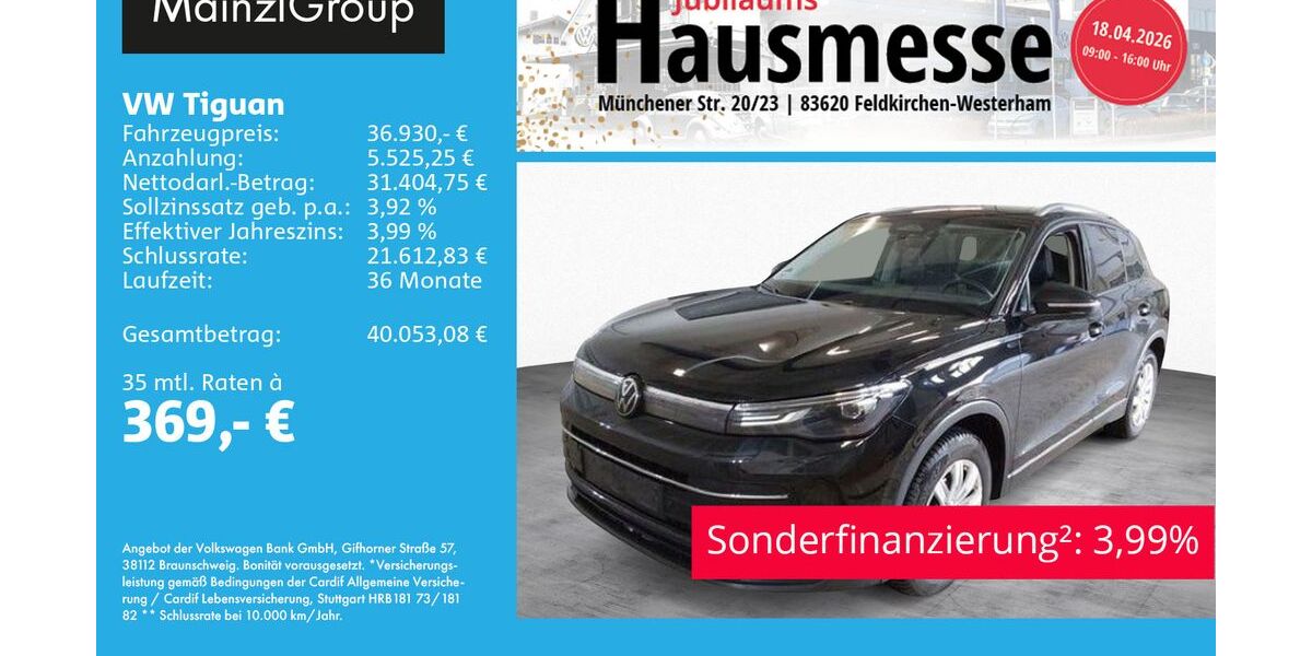 VW Tiguan 22.500 km 36.930 &euro; Feldkirchen/Westerham 83620