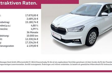 Skoda Fabia 13.550 km 17.870 &euro; Miesbach 83714