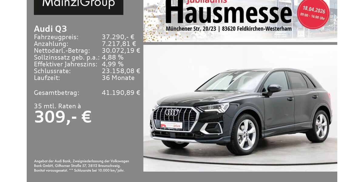 Audi Q3 5.700 km 37.290 &euro; Feldkirchen/Westerham 83620