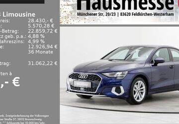 Audi A3 46.900 km 28.430 &euro; Feldkirchen/Westerham 83620