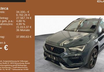 Seat Ateca 24.820 km 34.330 &euro; Feldkirchen/Westerham 83620