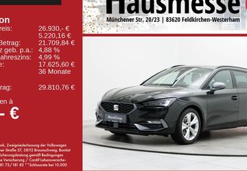 Seat Leon 26.200 km 26.930 &euro; Feldkirchen/Westerham 83620