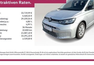 VW Caddy 7.800 km 33.720 &euro; Miesbach 83714