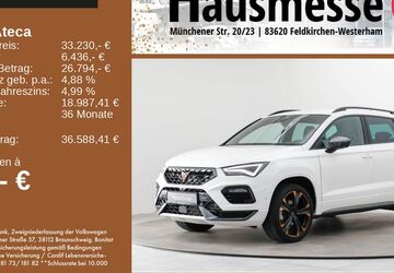 Seat Ateca 25.355 km 33.230 &euro; Feldkirchen/Westerham 83620
