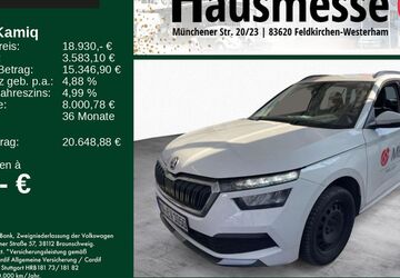 Skoda Kamiq 85.600 km 18.930 &euro; Feldkirchen/Westerham 83620
